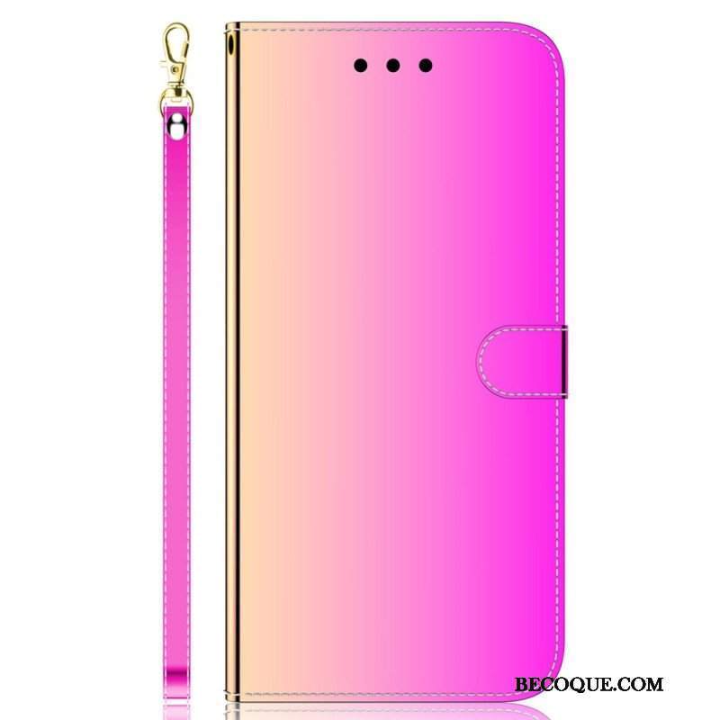 Etui Folio do Samsung Galaxy M33 5G Lustro I Smycz