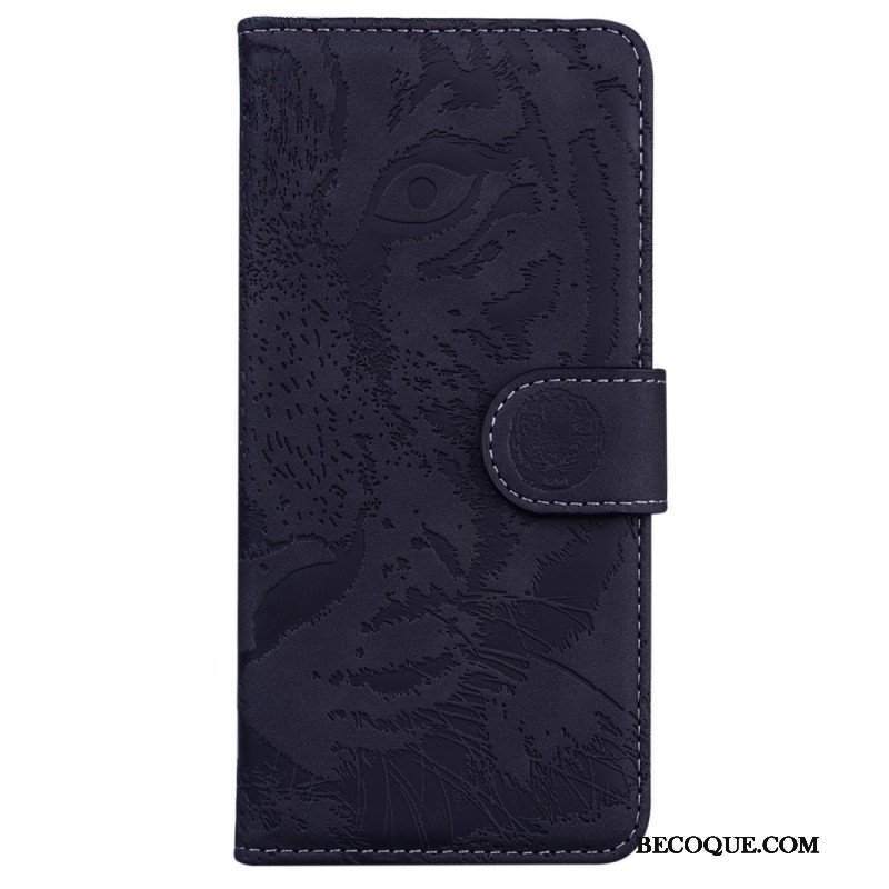 Etui Folio do Samsung Galaxy M33 5G Nadruk Tygrysa