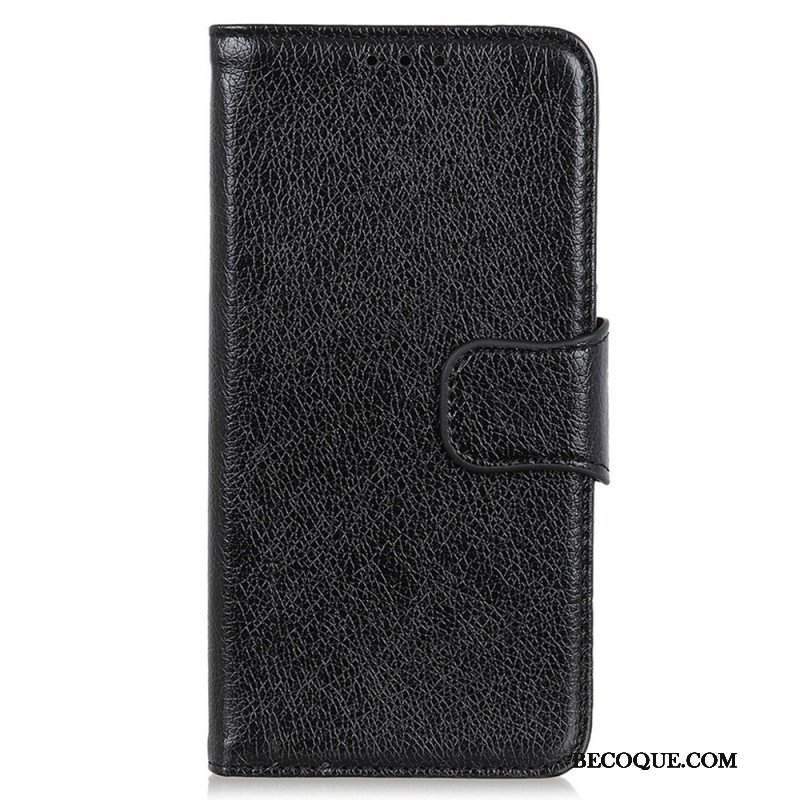 Etui Folio do Samsung Galaxy M33 5G Prawdziwa Skóra Nappa