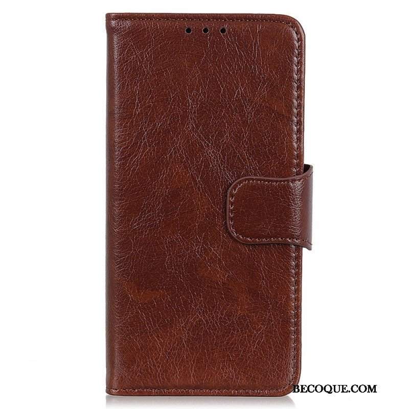 Etui Folio do Samsung Galaxy M33 5G Prawdziwa Skóra Nappa