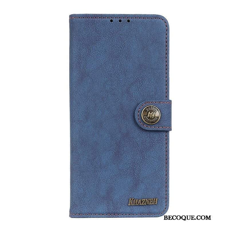 Etui Folio do Samsung Galaxy M51 Khazneh Dwoina Ze Sztucznej Skóry W Stylu Retro