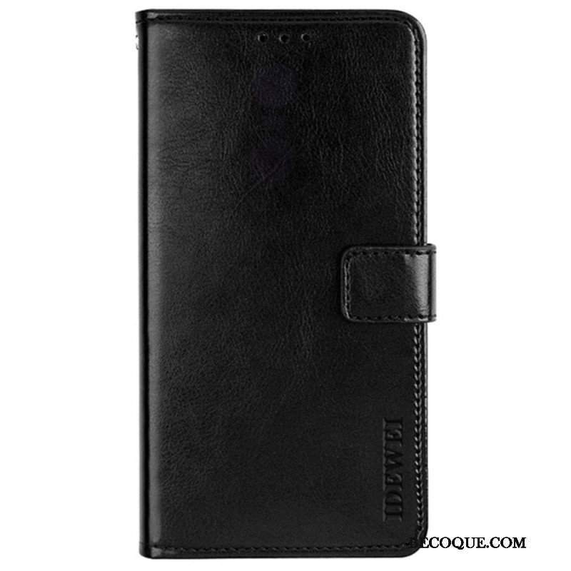 Etui Folio do Samsung Galaxy M52 5G Imitacja Skóry Idewei