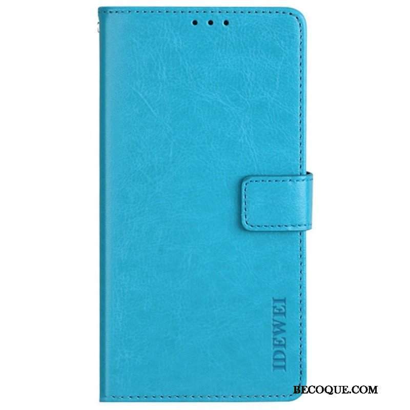 Etui Folio do Samsung Galaxy M52 5G Imitacja Skóry Idewei