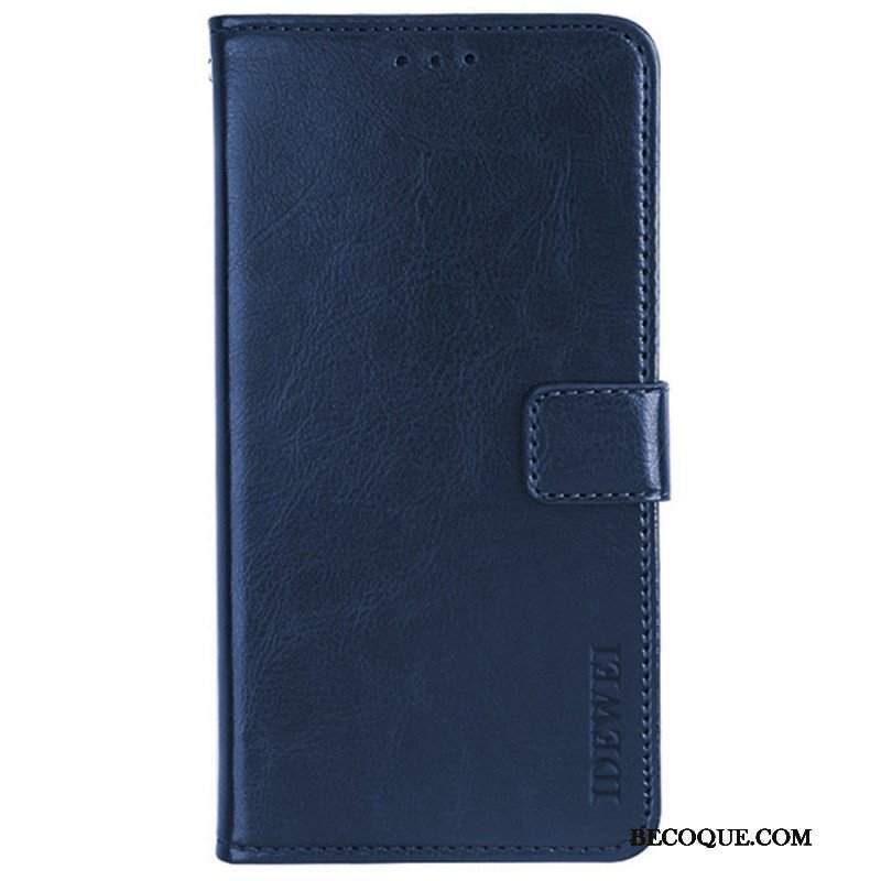 Etui Folio do Samsung Galaxy M52 5G Imitacja Skóry Idewei