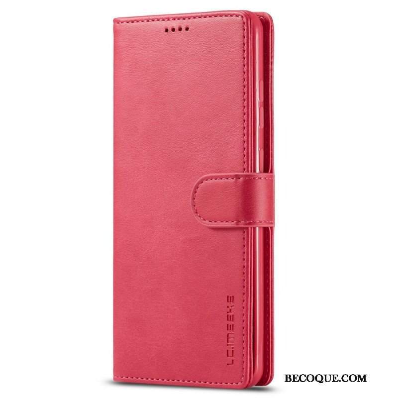 Etui Folio do Samsung Galaxy M52 5G Lc.imeeke Efekt Skóry