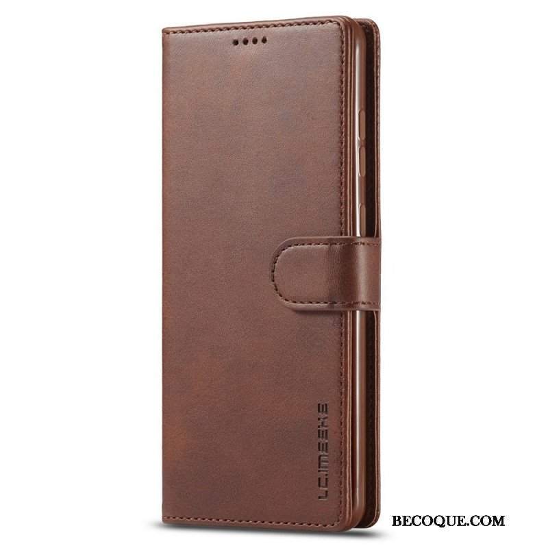 Etui Folio do Samsung Galaxy M52 5G Lc.imeeke Efekt Skóry