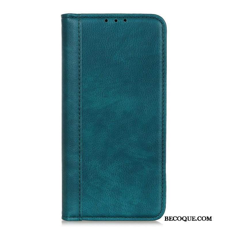 Etui Folio do Samsung Galaxy M52 5G Pleciona Skóra