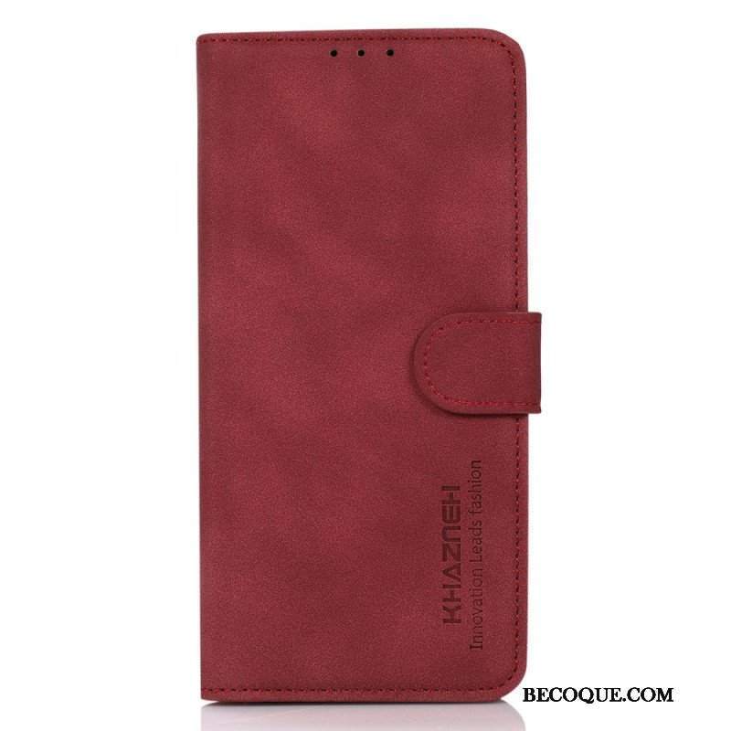 Etui Folio do Samsung Galaxy M53 5G Imitacja Skóry Khazneh