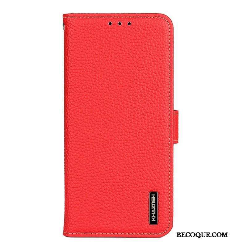 Etui Folio do Samsung Galaxy M53 5G Khazneh Skóra Liczi