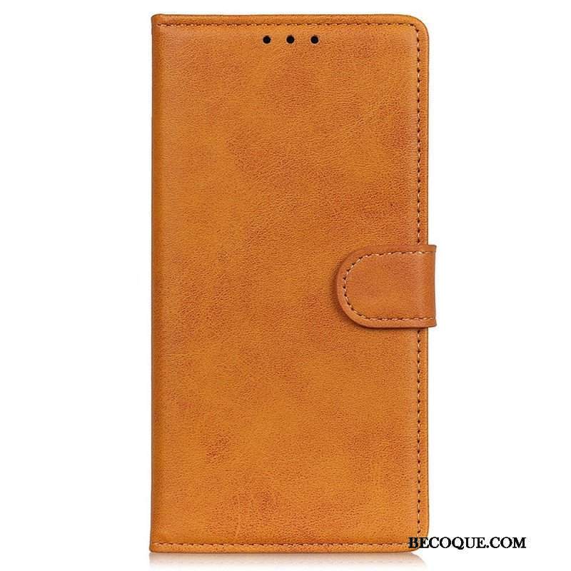 Etui Folio do Samsung Galaxy M53 5G Matowa Sztuczna Skóra