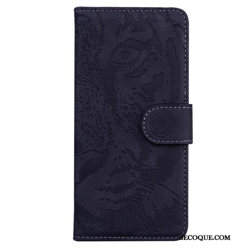 Etui Folio do Samsung Galaxy M53 5G Nadruk Tygrysa