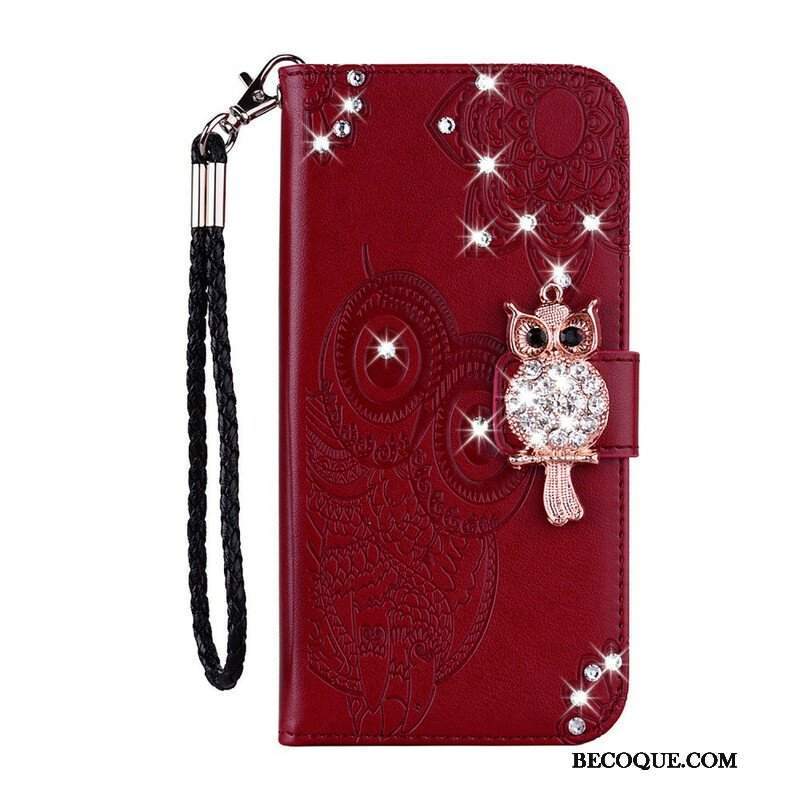 Etui Folio do Samsung Galaxy S21 5G Sowa Mandala I Urok