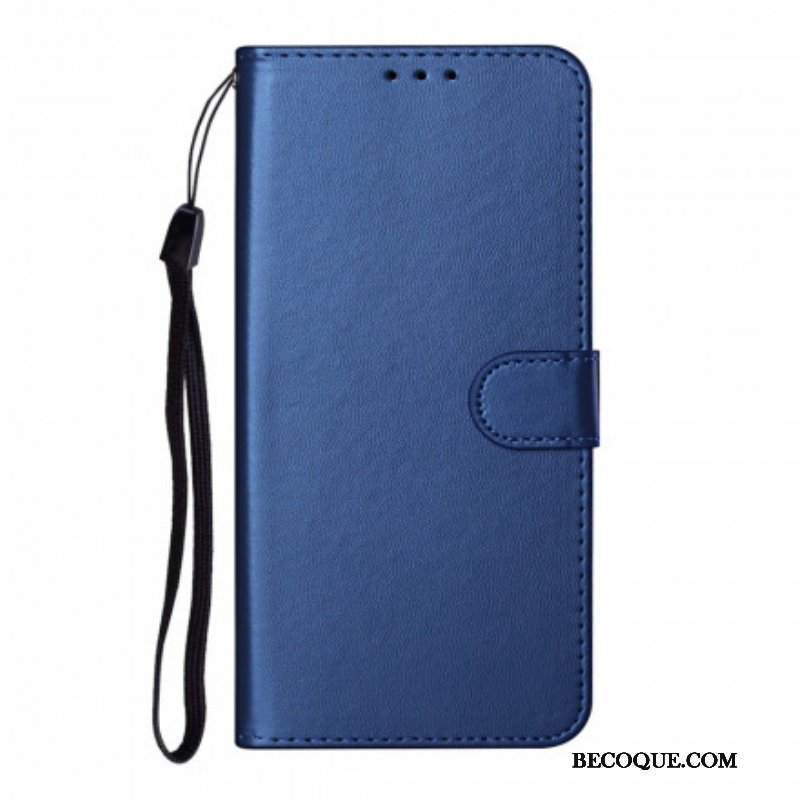 Etui Folio do Samsung Galaxy S21 5G Unikalny Projekt Ze Smyczą