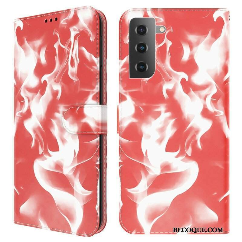 Etui Folio do Samsung Galaxy S21 FE Abstrakcyjny Wzór