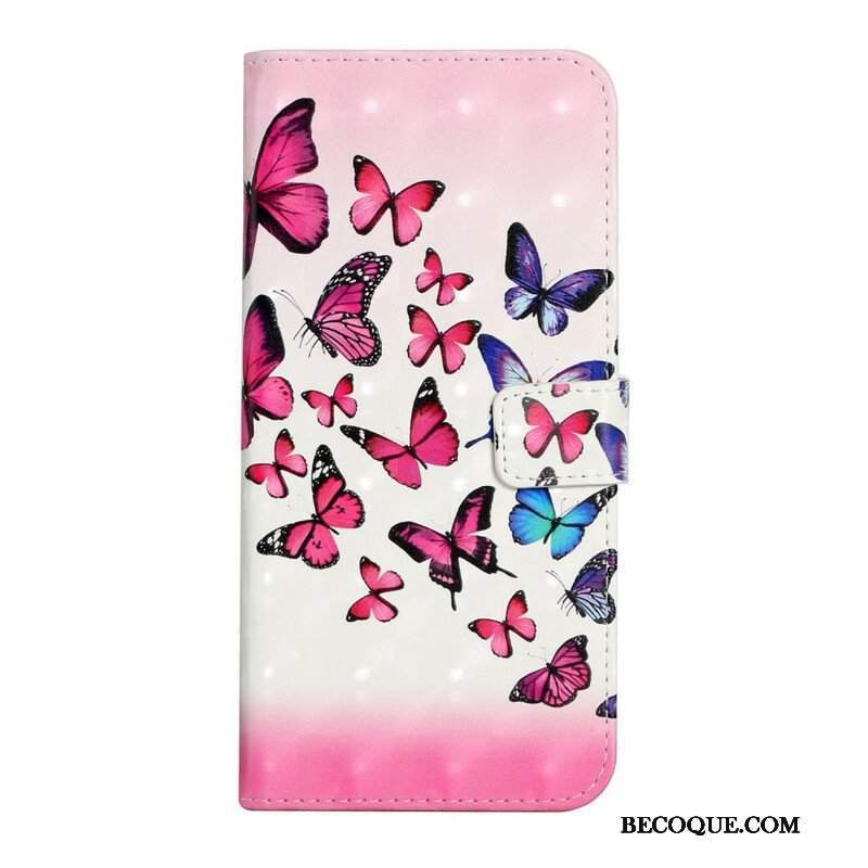 Etui Folio do Samsung Galaxy S21 FE Lot Motyli