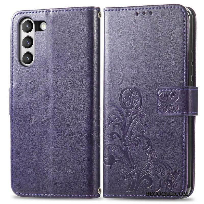 Etui Folio do Samsung Galaxy S21 FE Streszczenie Kwiaty