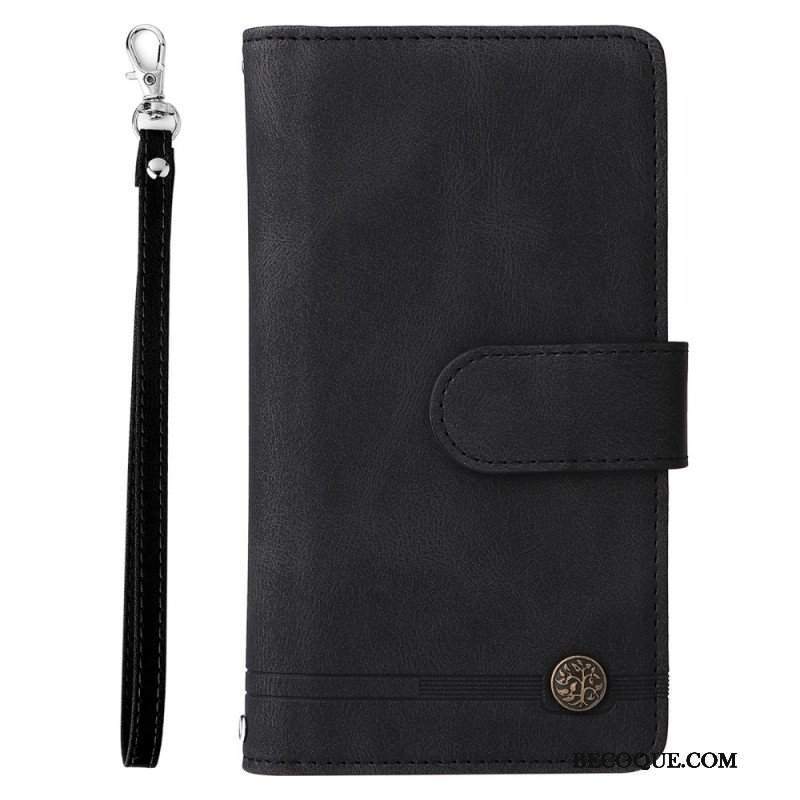 Etui Folio do Samsung Galaxy S22 5G Biznes Wielofunkcyjny