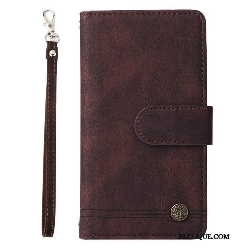 Etui Folio do Samsung Galaxy S22 5G Biznes Wielofunkcyjny