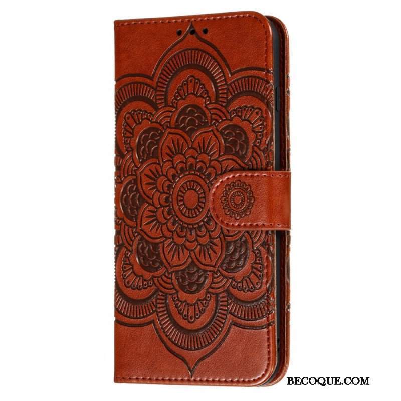 Etui Folio do Samsung Galaxy S22 5G Pełna Mandala