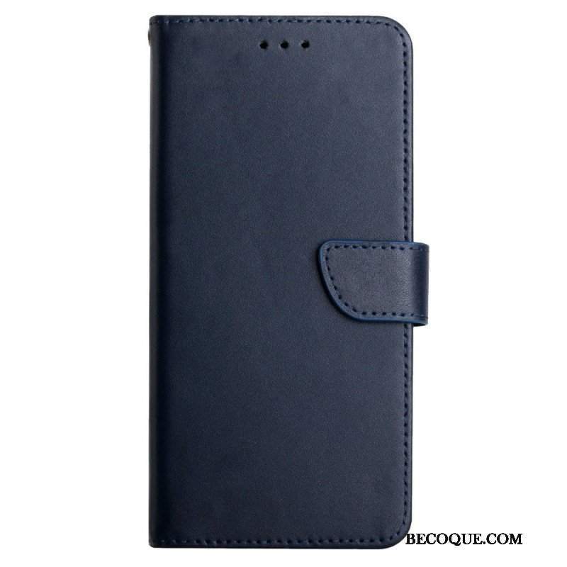 Etui Folio do Samsung Galaxy S22 Ultra 5G Prawdziwa Skóra Nappa