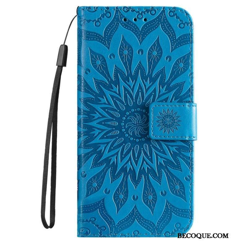 Etui Folio do Samsung Galaxy S22 Ultra 5G Słonecznik