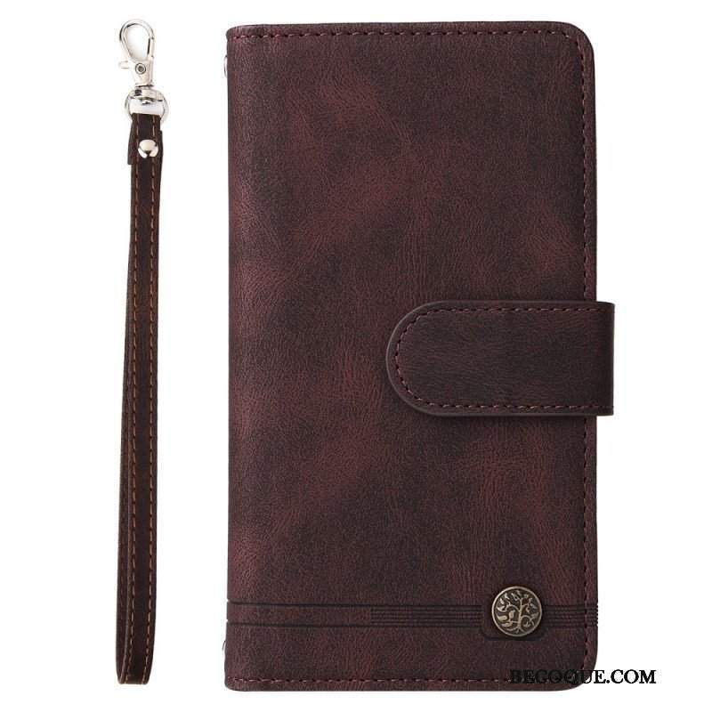 Etui Folio do Samsung Galaxy S22 Ultra 5G Wielofunkcyjny Z Etui