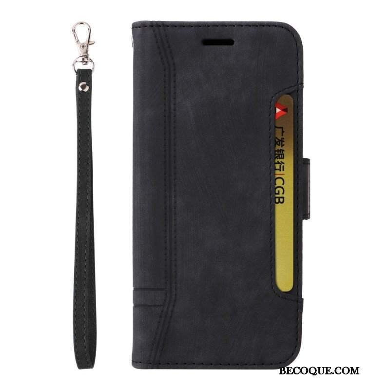 Etui Folio do Samsung Galaxy S23 5G Betopnice Przednie Etui Na Karty