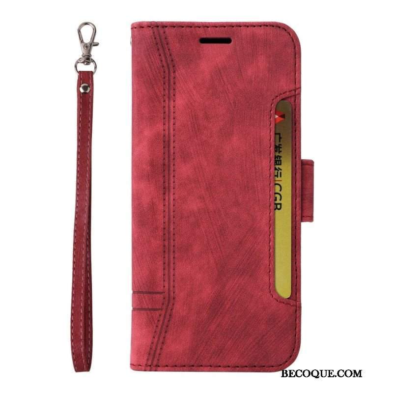 Etui Folio do Samsung Galaxy S23 5G Betopnice Przednie Etui Na Karty