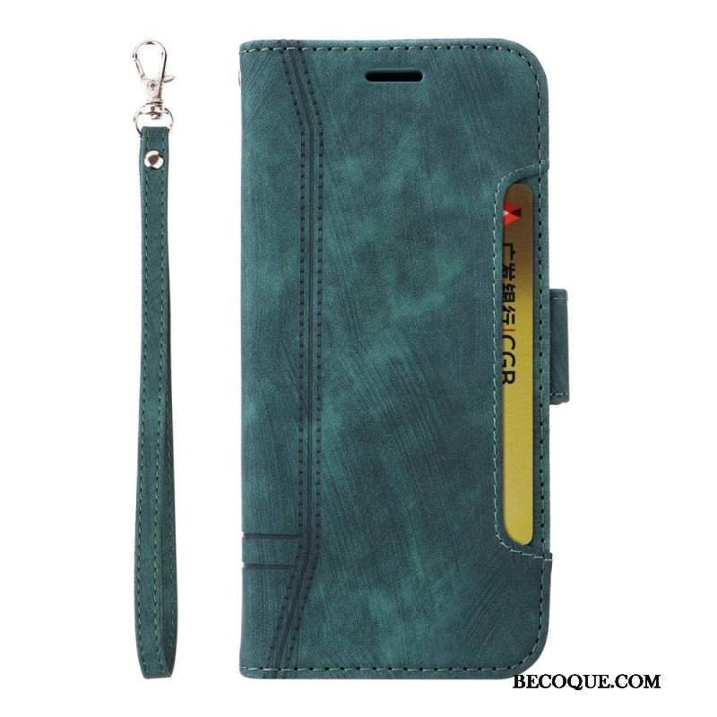 Etui Folio do Samsung Galaxy S23 5G Betopnice Przednie Etui Na Karty