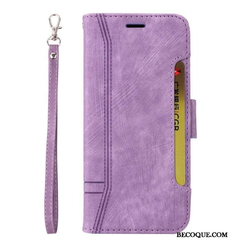 Etui Folio do Samsung Galaxy S23 5G Betopnice Przednie Etui Na Karty