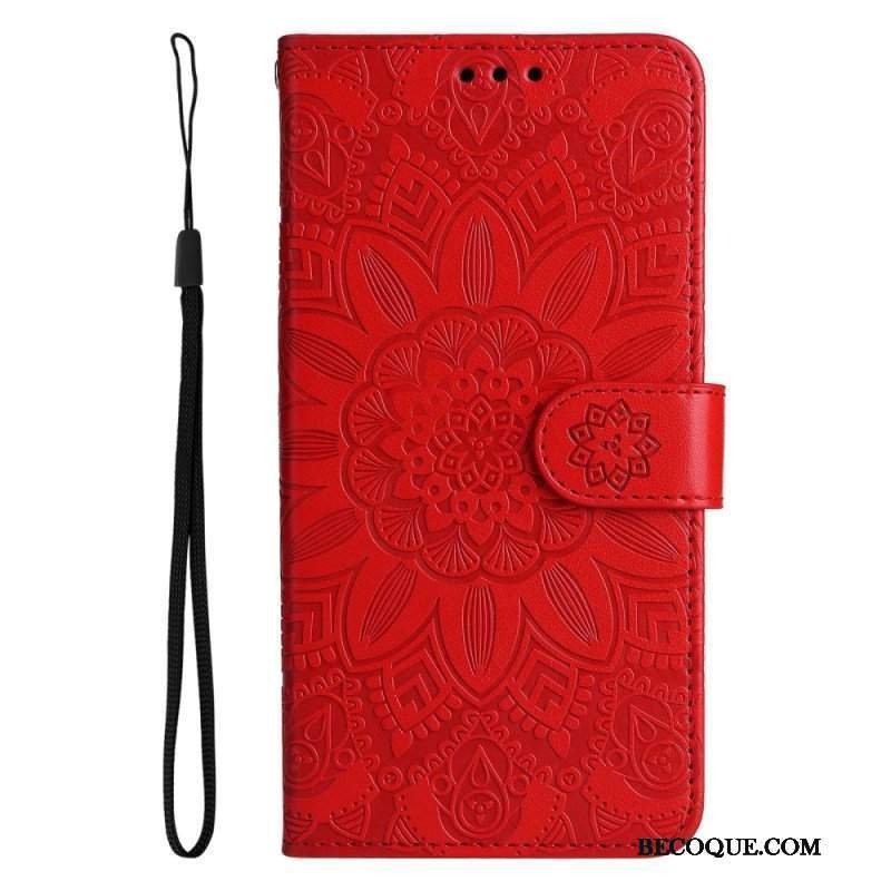 Etui Folio do Samsung Galaxy S23 5G Mandala Sun Ze Smyczą