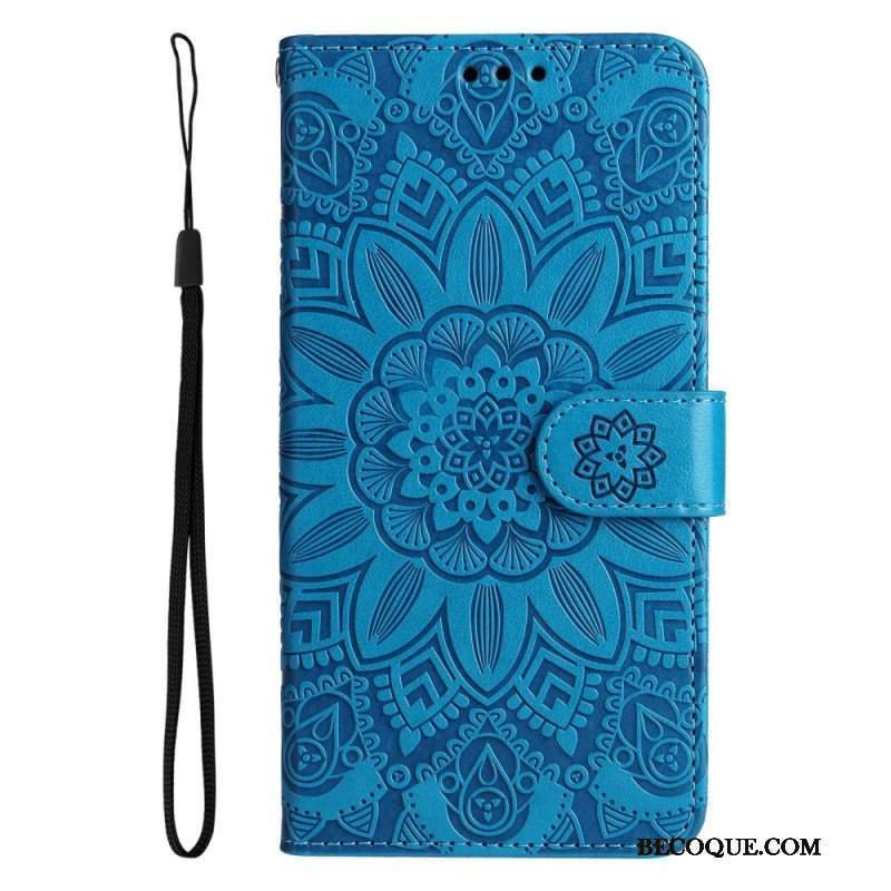 Etui Folio do Samsung Galaxy S23 5G Mandala Sun Ze Smyczą