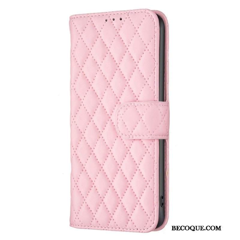 Etui Folio do Samsung Galaxy S23 5G Pikowany Binfen Kolor