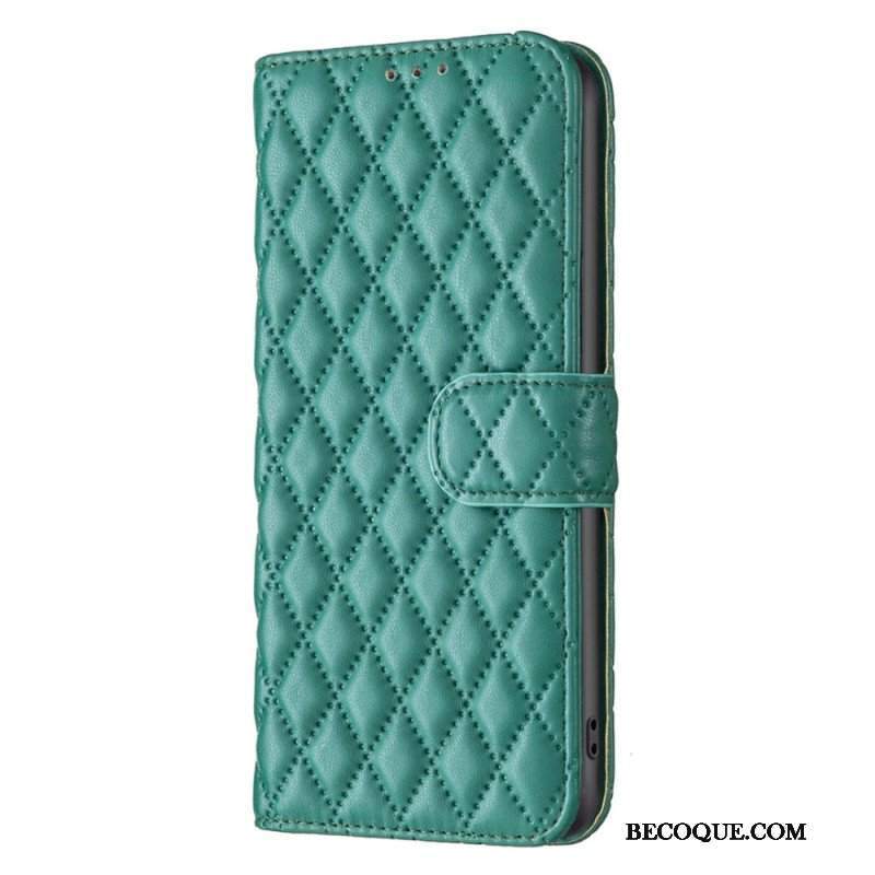 Etui Folio do Samsung Galaxy S23 5G Pikowany Binfen Kolor