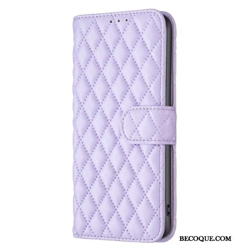 Etui Folio do Samsung Galaxy S23 5G Pikowany Binfen Kolor