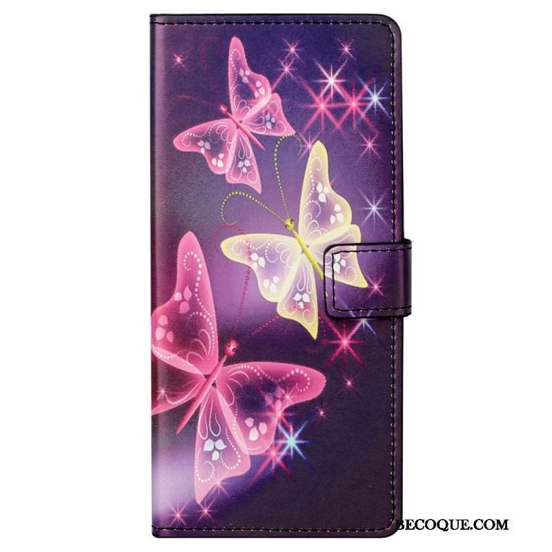 Etui Folio do Samsung Galaxy S23 5G Piękne Motyle