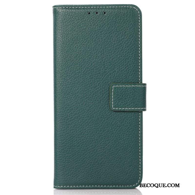 Etui Folio do Samsung Galaxy S23 5G Styl Skóry Liczi