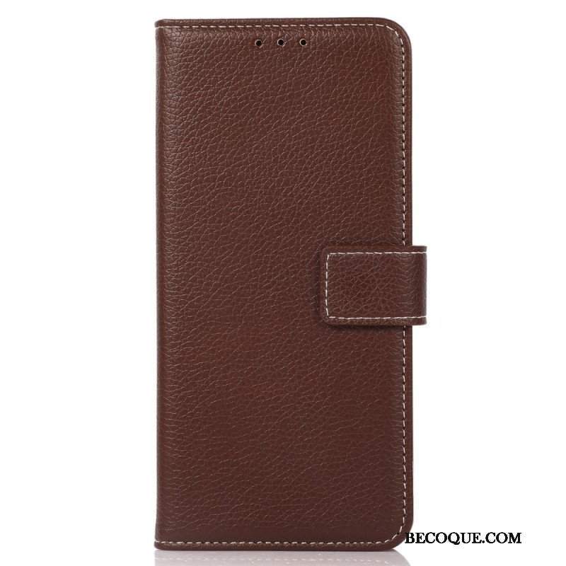 Etui Folio do Samsung Galaxy S23 5G Styl Skóry Liczi