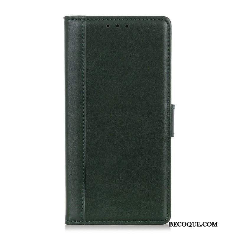 Etui Folio do Samsung Galaxy S23 5G Stylizacja Skóry