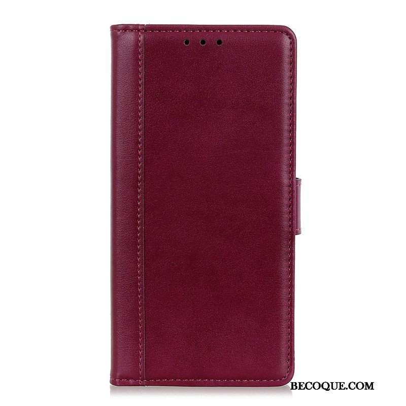 Etui Folio do Samsung Galaxy S23 5G Stylizacja Skóry