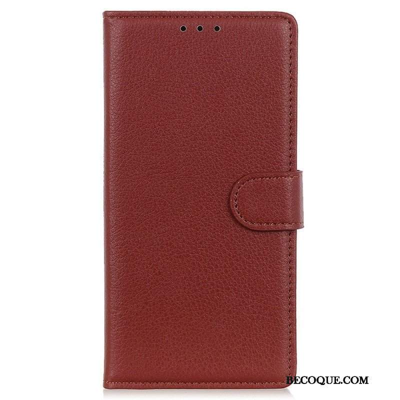 Etui Folio do Samsung Galaxy S23 5G Tradycyjna Sztuczna Skóra