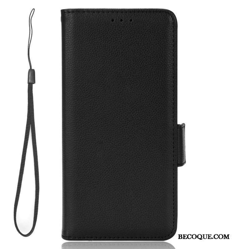 Etui Folio do Samsung Galaxy S23 5G Ultra Cienkie Podwójne Zapięcie