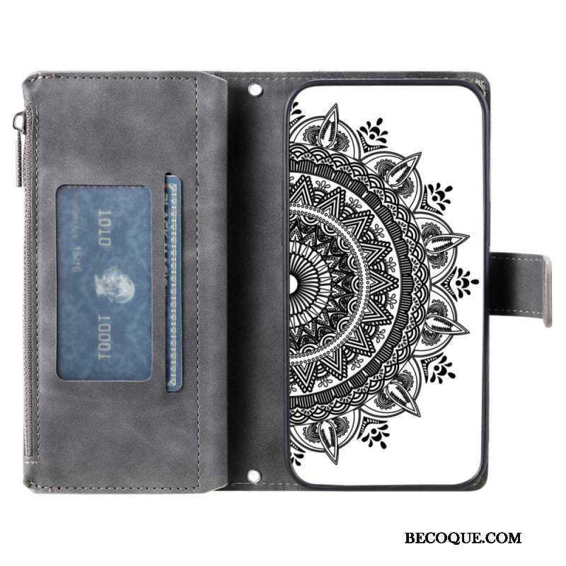 Etui Folio do Samsung Galaxy S23 5G Wielofunkcyjna Mandala