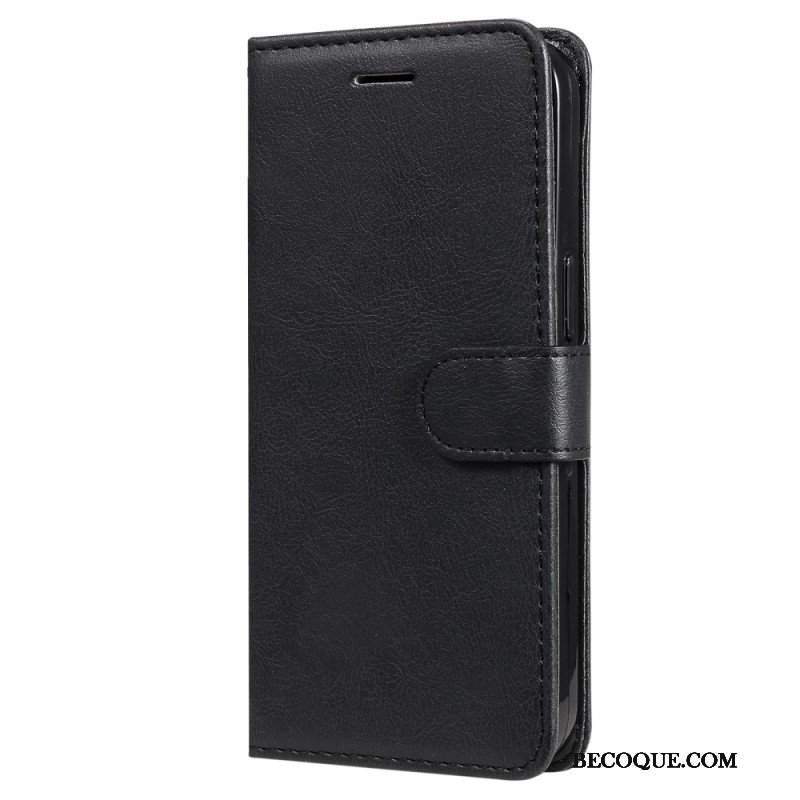 Etui Folio do Samsung Galaxy S23 5G z Łańcuch Zwykły Z Paskiem