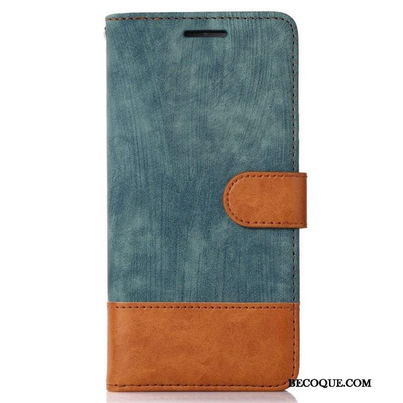 Etui Folio do Samsung Galaxy S23 Plus 5G Dwukolorowy W Dotyku