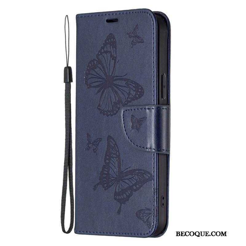 Etui Folio do Samsung Galaxy S23 Plus 5G Gigantyczne Motyle