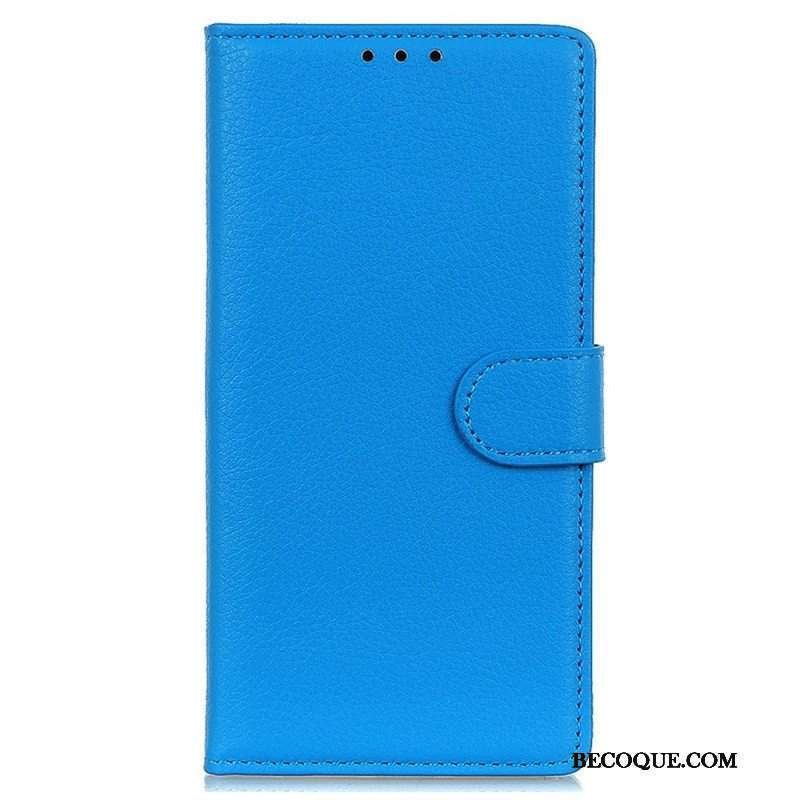 Etui Folio do Samsung Galaxy S23 Plus 5G Tradycyjna Sztuczna Skóra