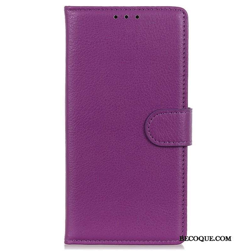 Etui Folio do Samsung Galaxy S23 Plus 5G Tradycyjna Sztuczna Skóra