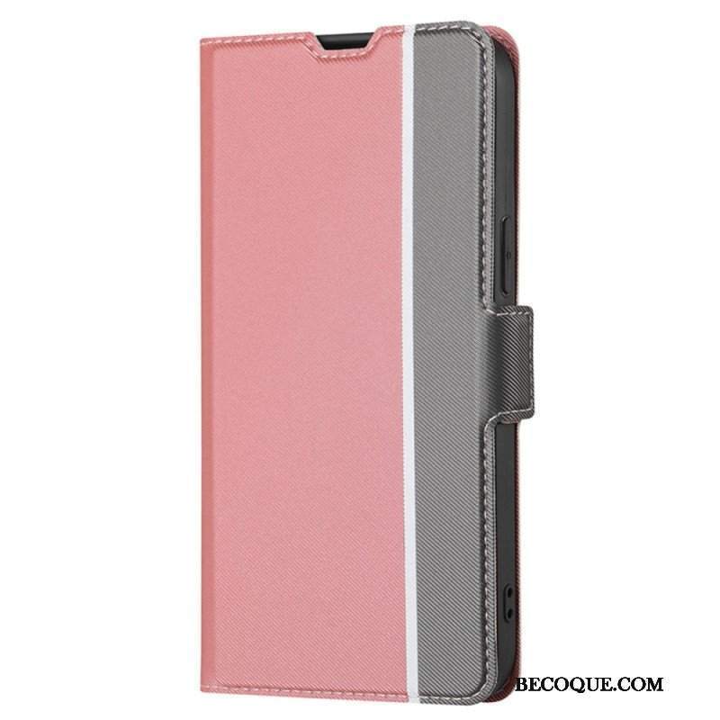 Etui Folio do Samsung Galaxy S23 Plus 5G Ultra Cienki Dwukolorowy