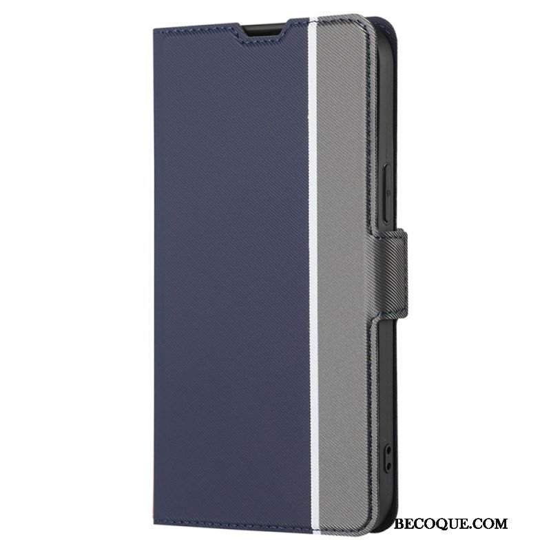 Etui Folio do Samsung Galaxy S23 Plus 5G Ultra Cienki Dwukolorowy